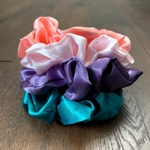 Accessories - 3/$25 Homemade Satin Scrunchie Palette